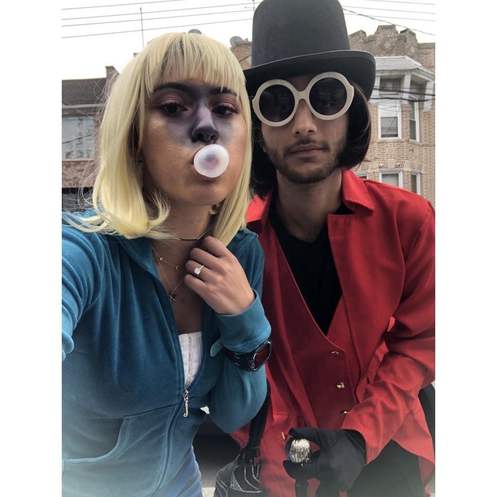 Our second of many iconic Purim costumes...Purim was our first holiday as a couple ;)