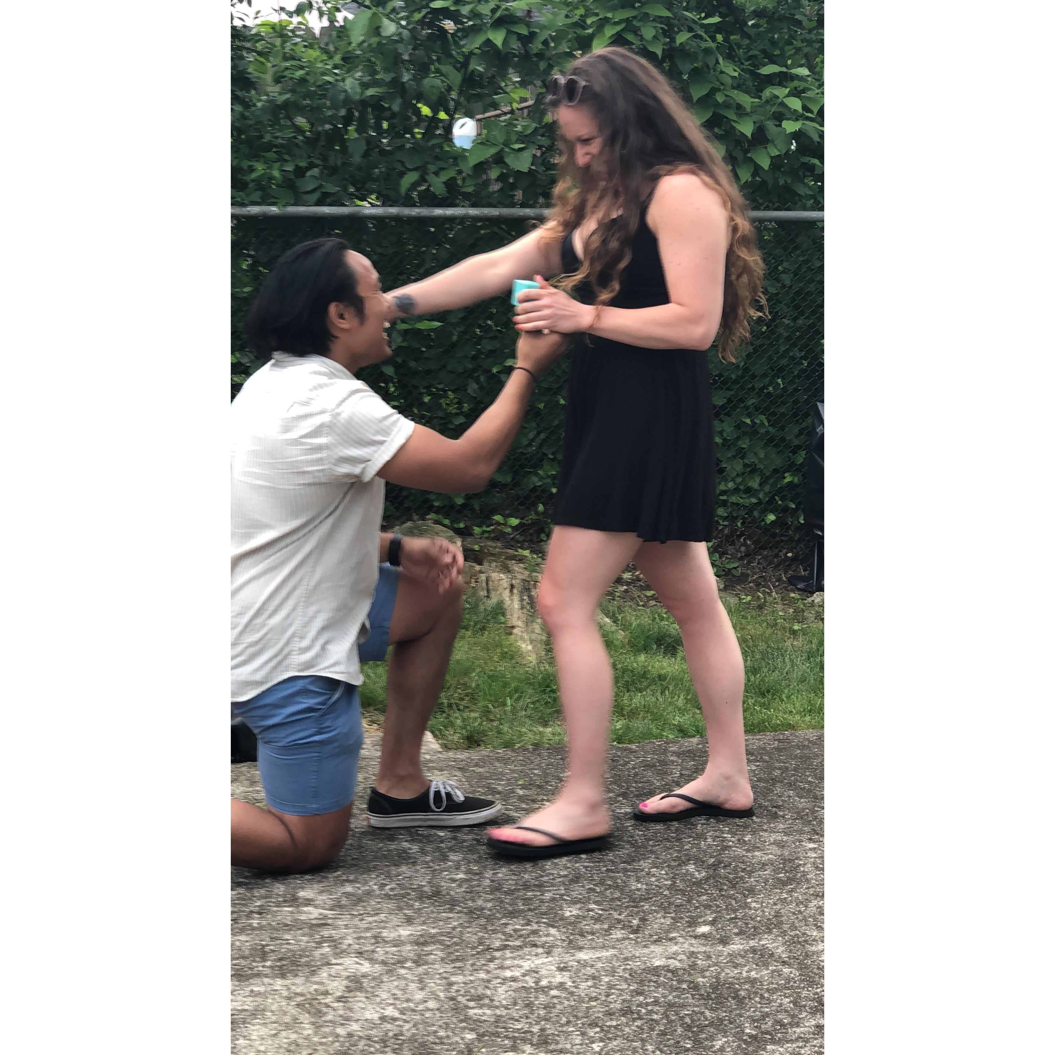 She said yes