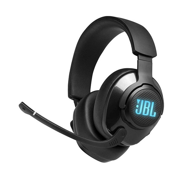 JBL Quantum 400 - Wired Over-Ear Gaming Headphones with USB and Game-Chat Balance Dial - Black