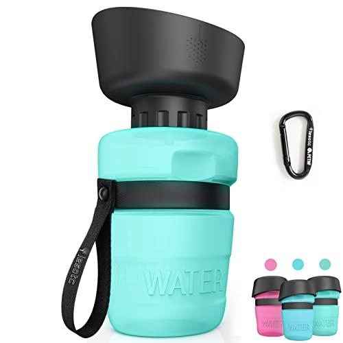 lesotc Pet Water Bottle for Dogs, Dog Water Bottle Foldable, Dog Travel Water Bottle, Dog Water Dispenser, Lightweight & Convenient for Travel BPA Free