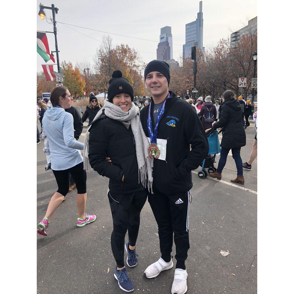 Stevie's First (and most likely last) Marathon in Philly