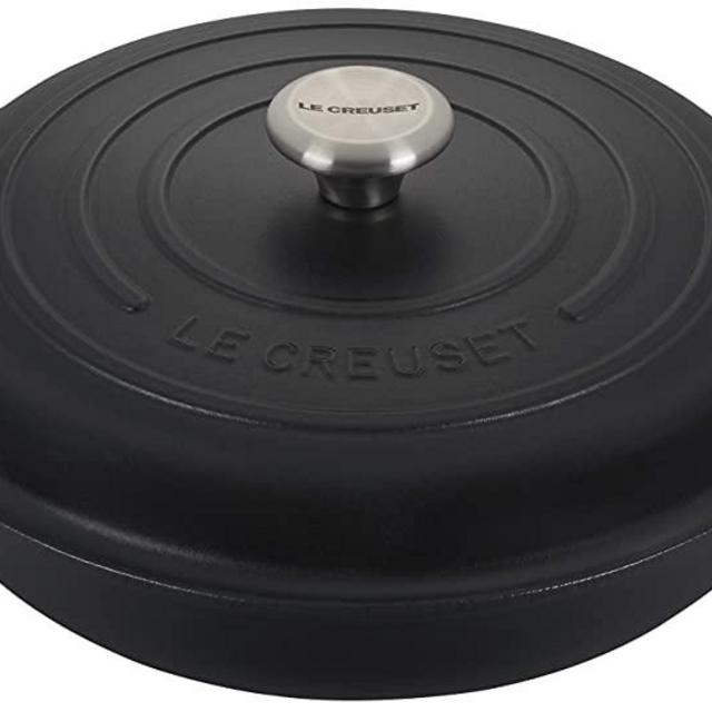 Le Creuset Enameled Cast Iron Signature Braiser, 3.5 qt., Licorice