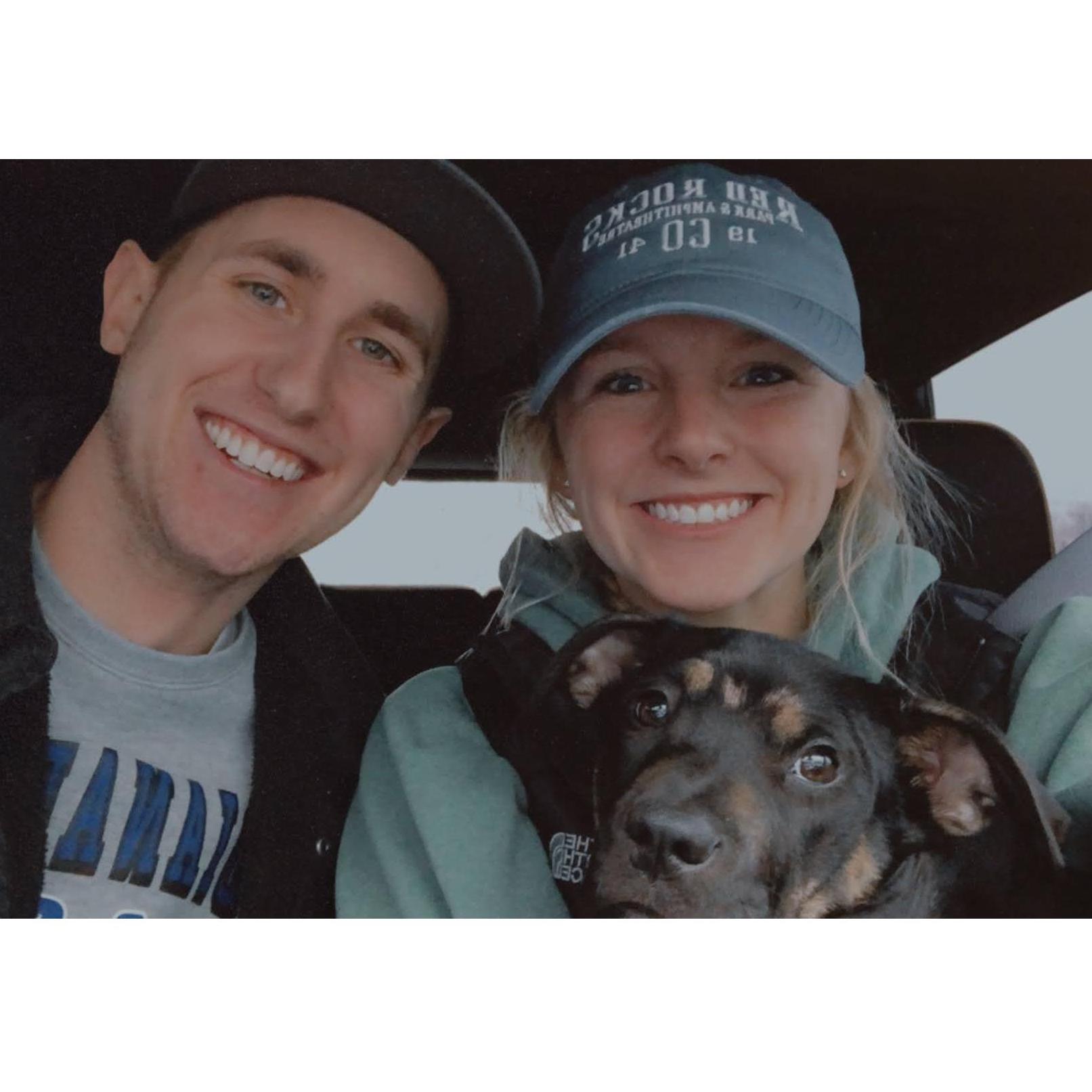 The day we adopted Waylon