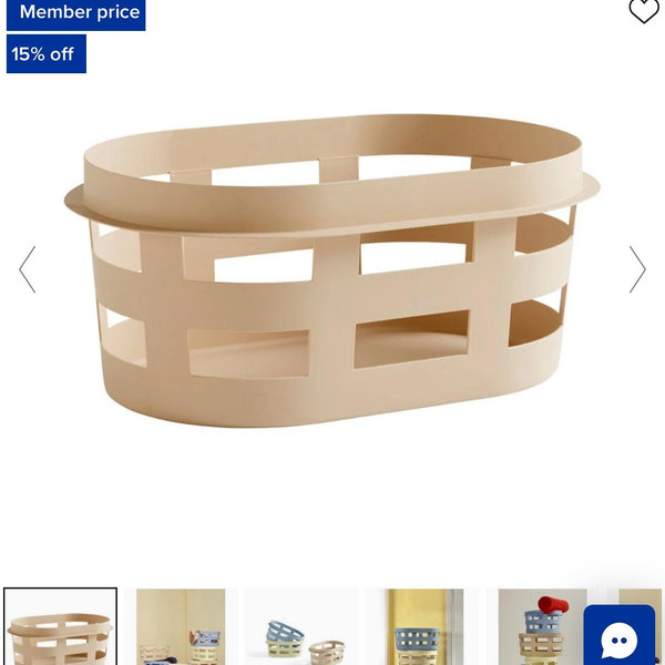 Basket, S, nougat