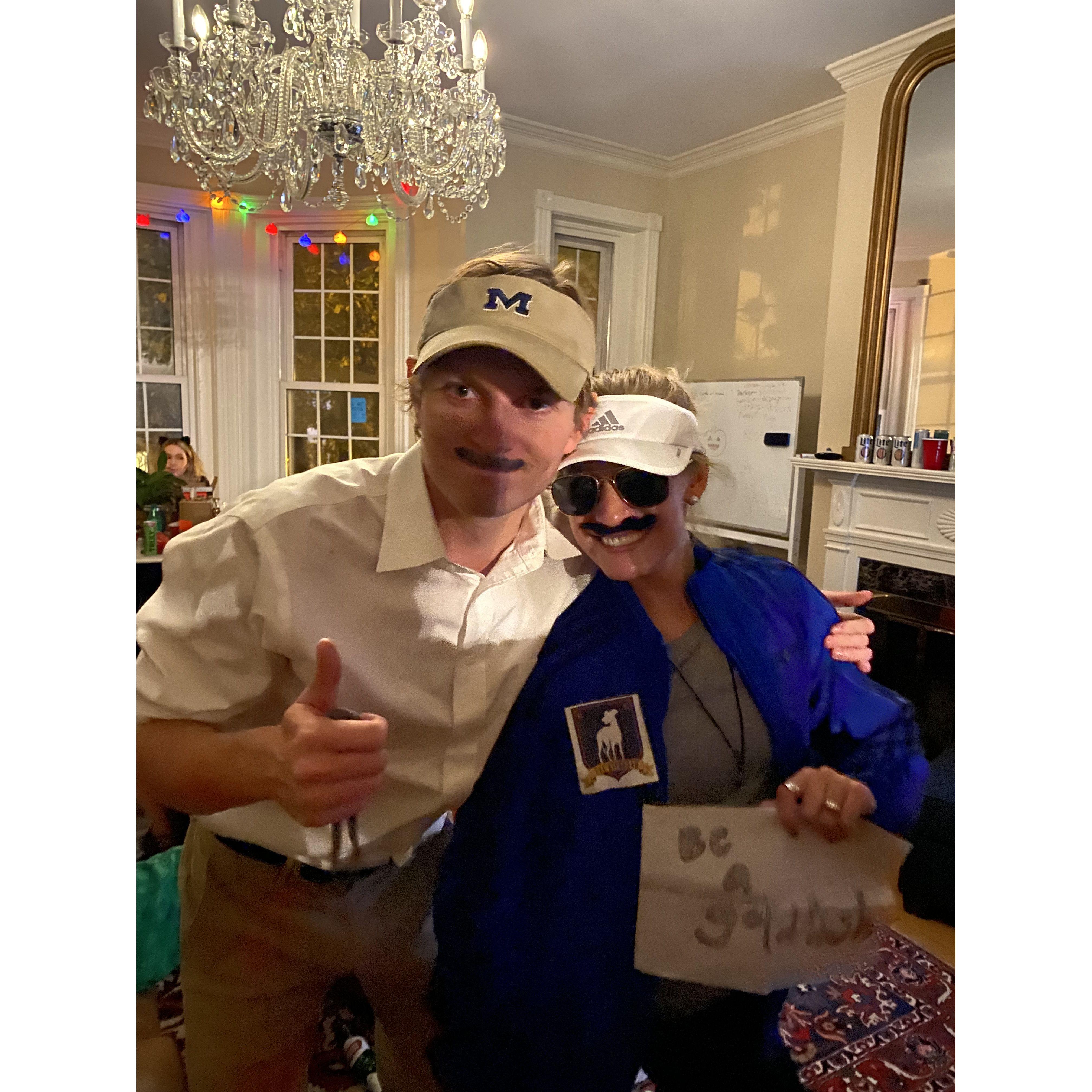 (A very poor attempt at) Ted Lasso costumes