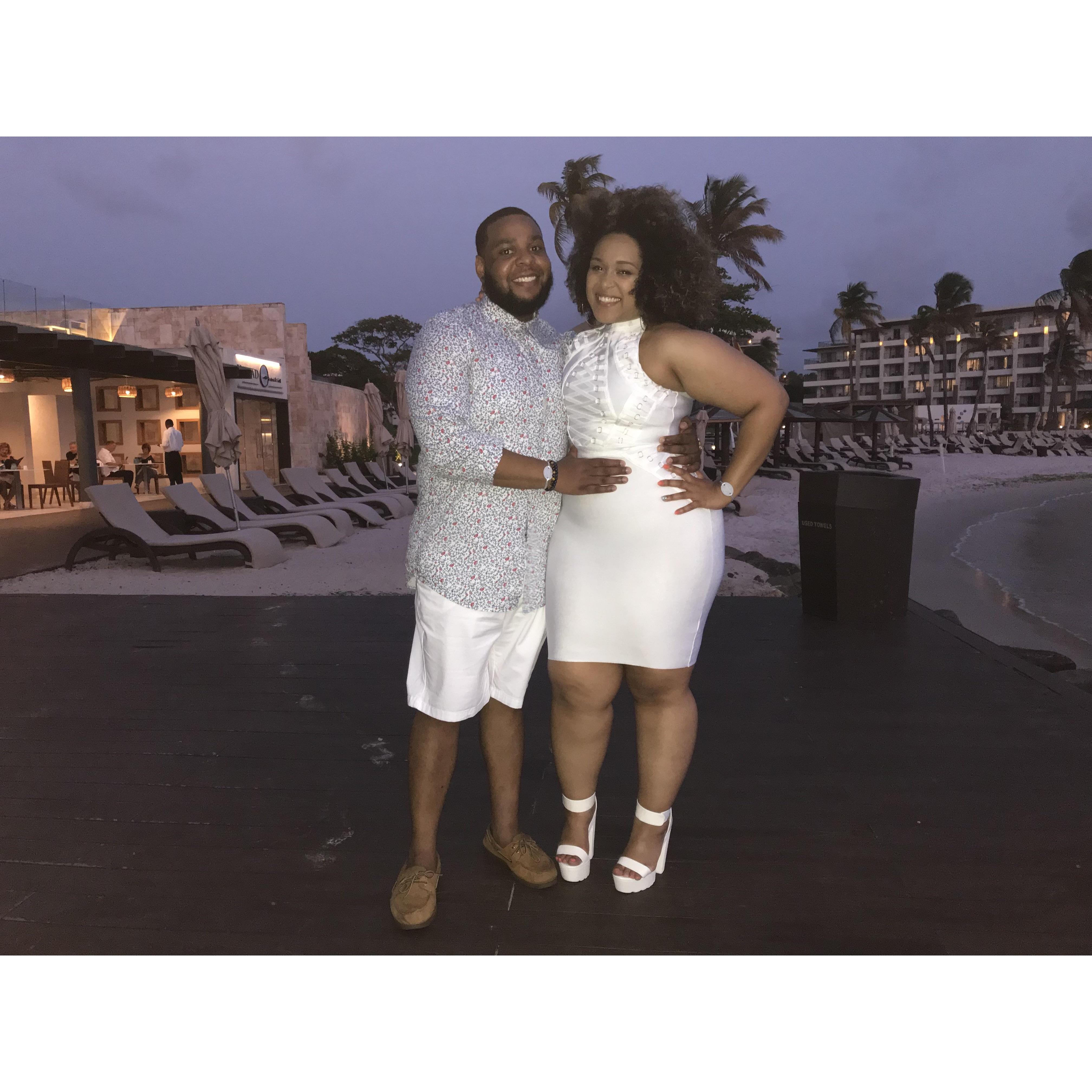 Right before Alfred proposed to Joanna in St. Lucia! 6/29/2019