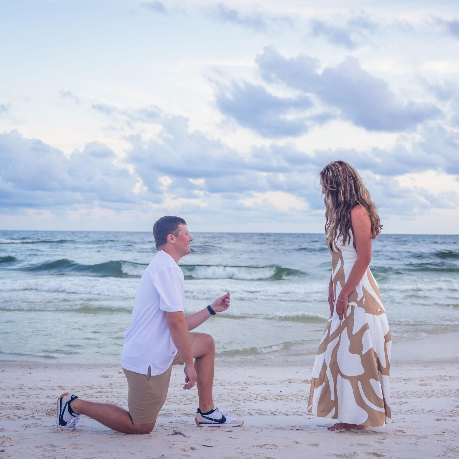 Engaged in our favorite place!