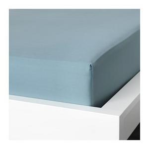 NATTJASMIN				Fitted sheet, blue