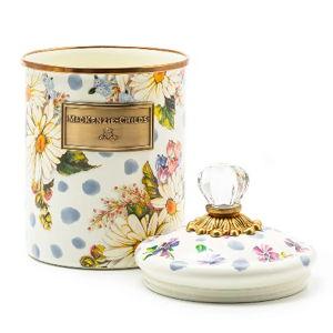 Mackenzie Childs Wildflowers Enamel Canister Medium
