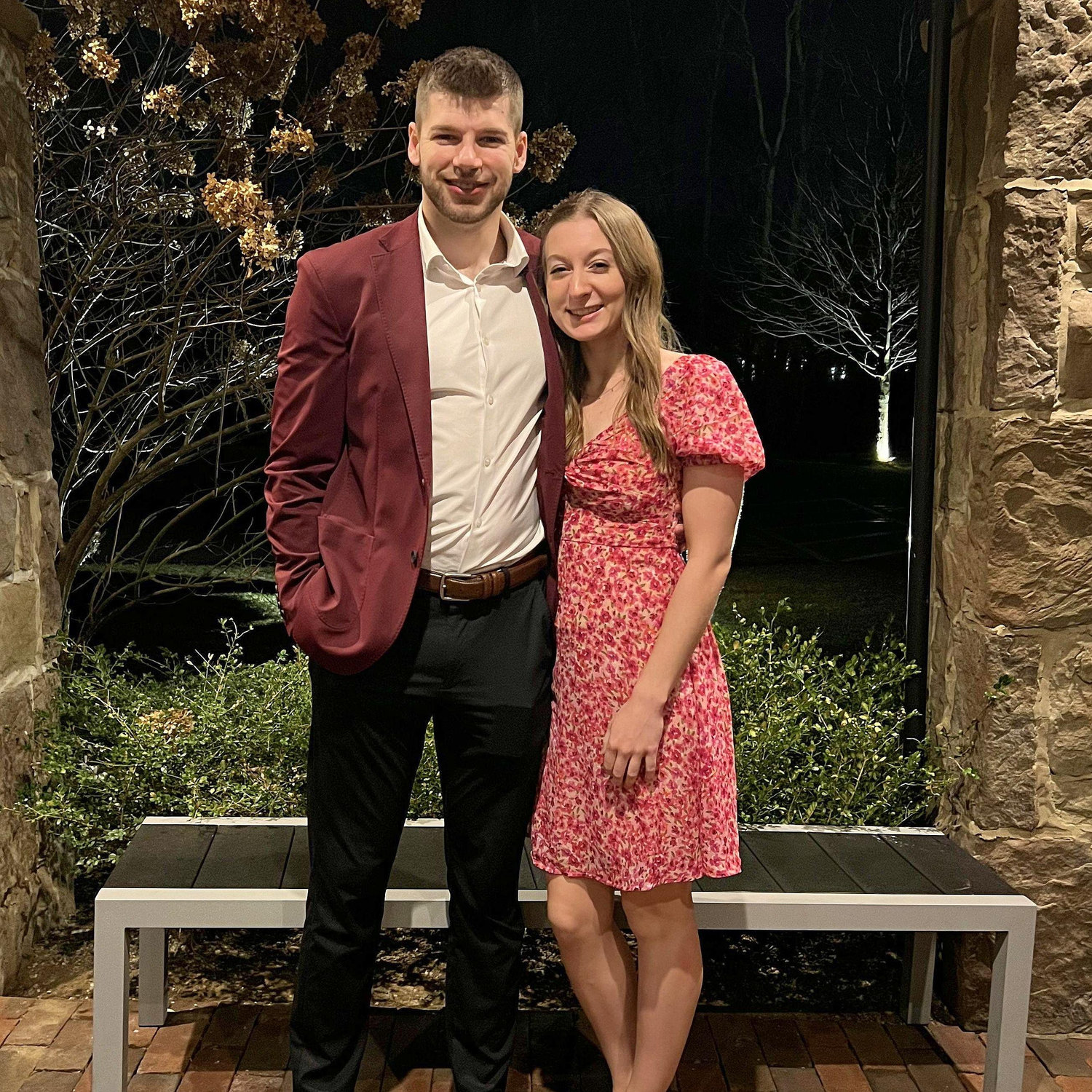 Our first Valentine's Day together.