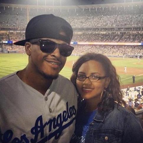 Our first Ball game together.