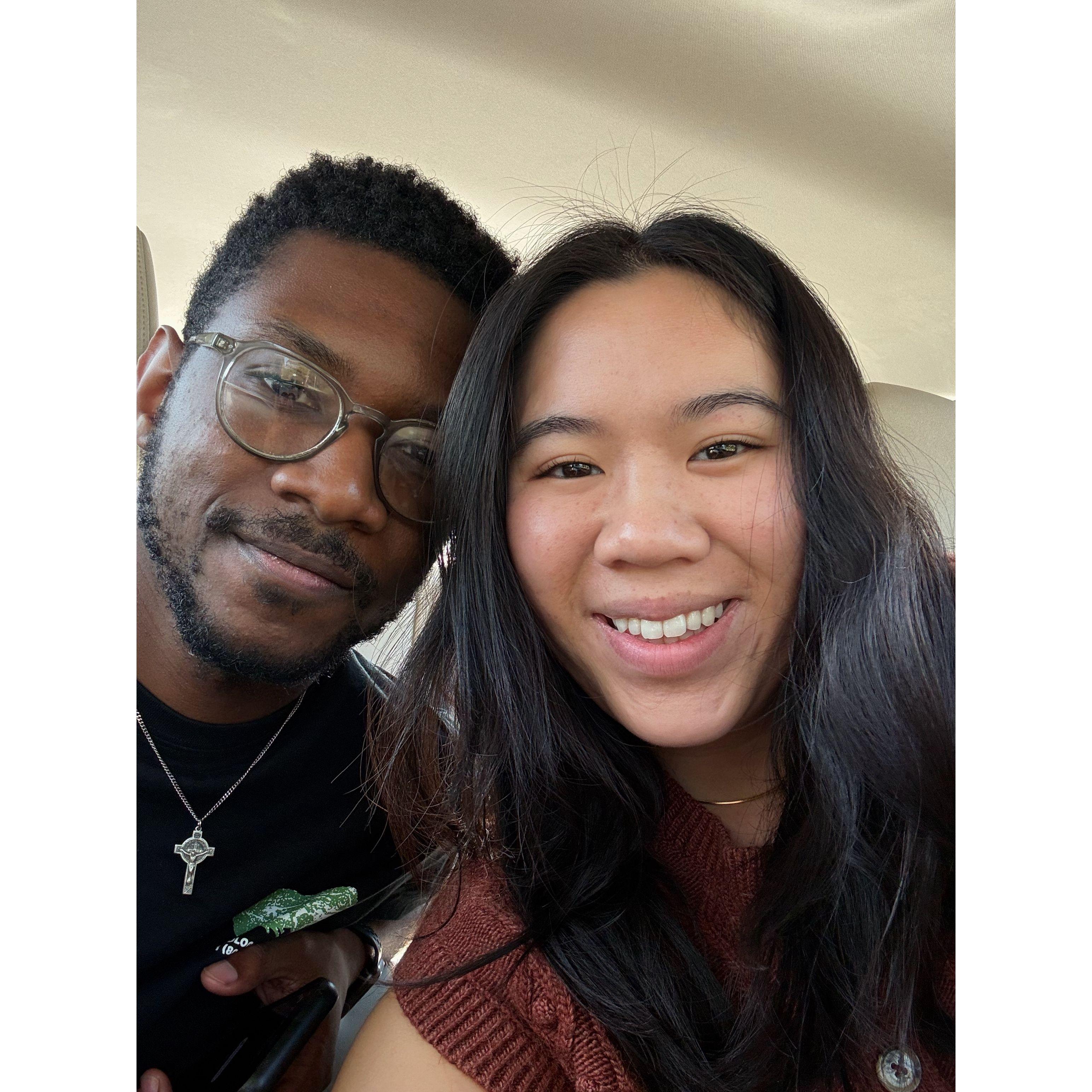 Our first trip to Kansas City together in October 2024…little did we know this is where Manny would accept a new job and we would start our life together!