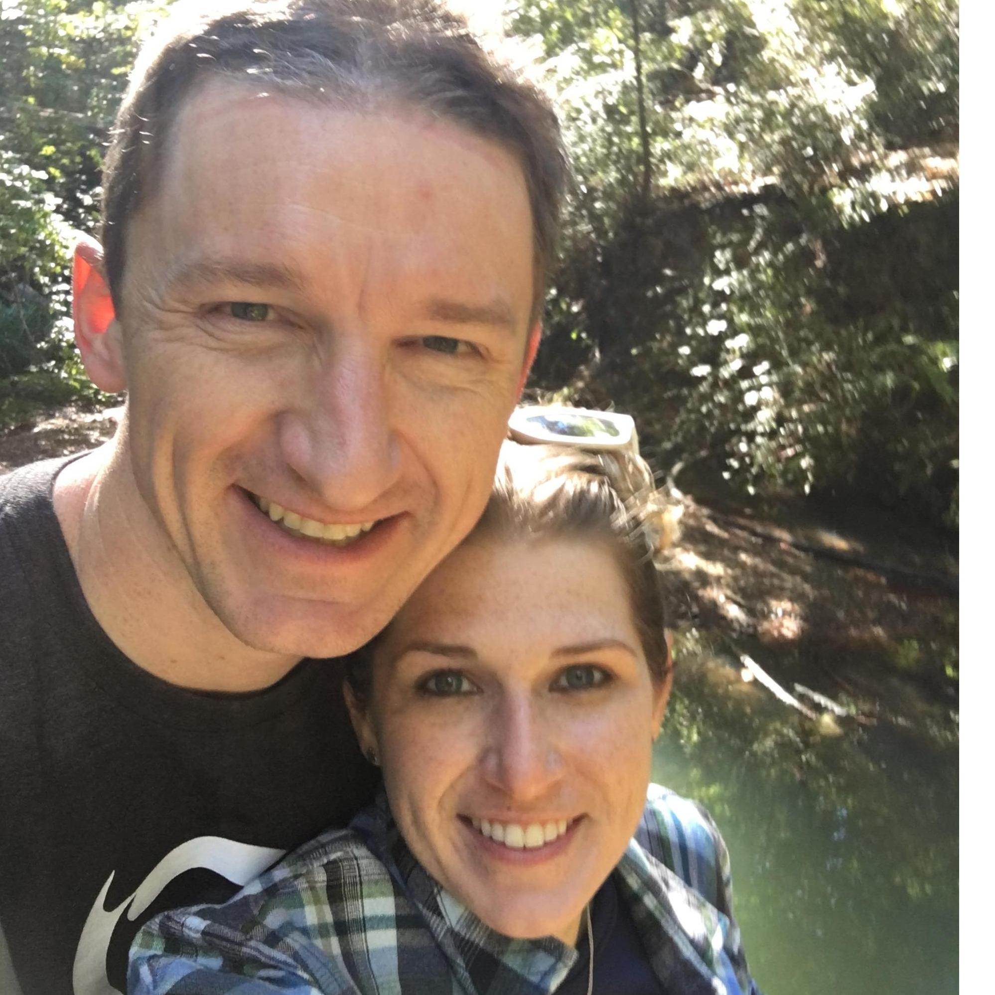 Our first camping trip together, Redwoods CA