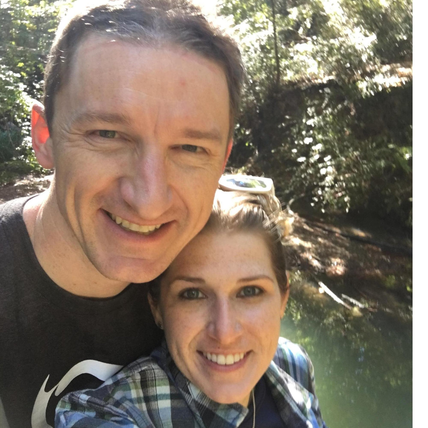 Our first camping trip together, Redwoods CA