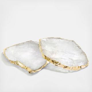 Crystal Kivita Coasters, Set of 2