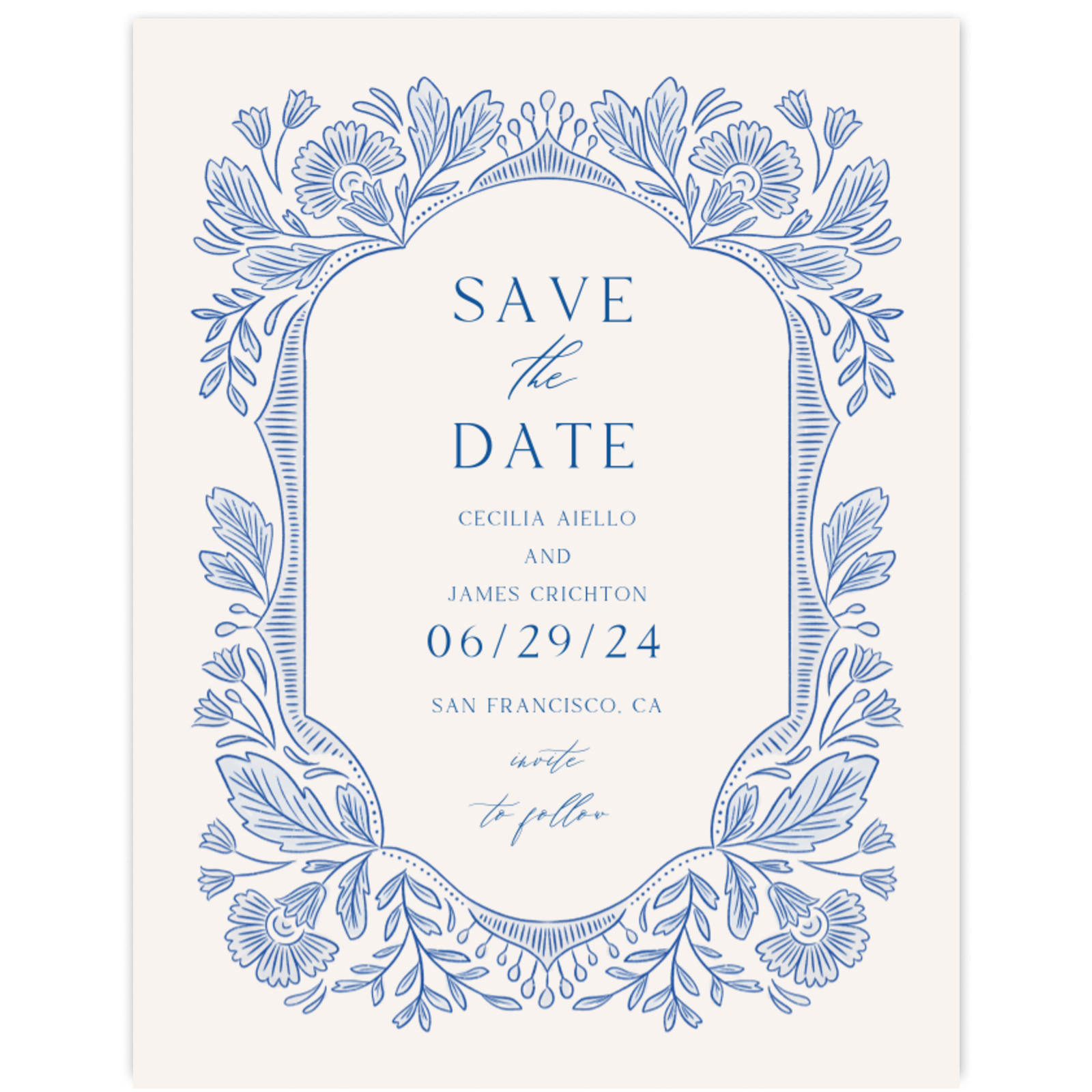 Save The Date - Caleania Portrait preview