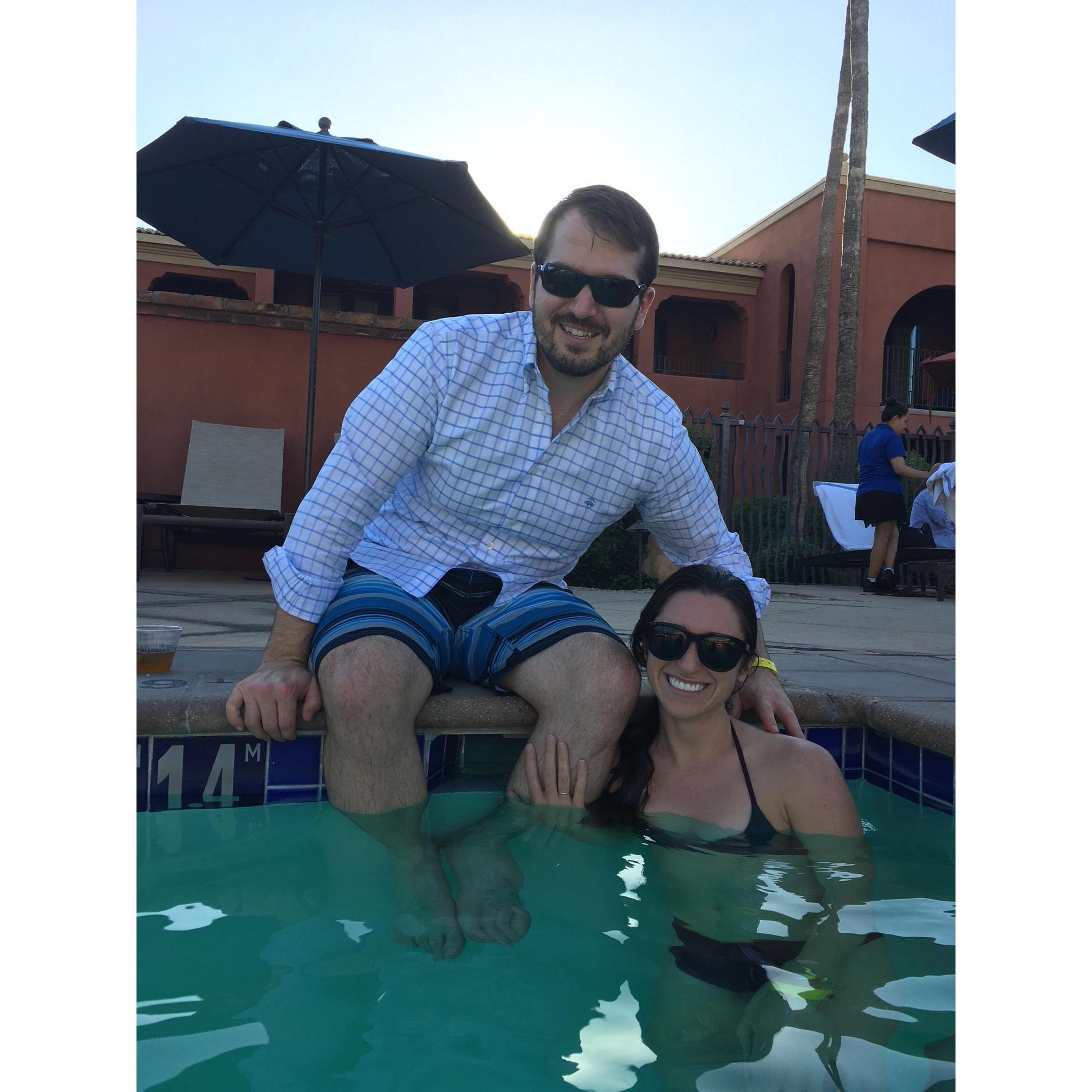 Pool time and drinks at Montelucia