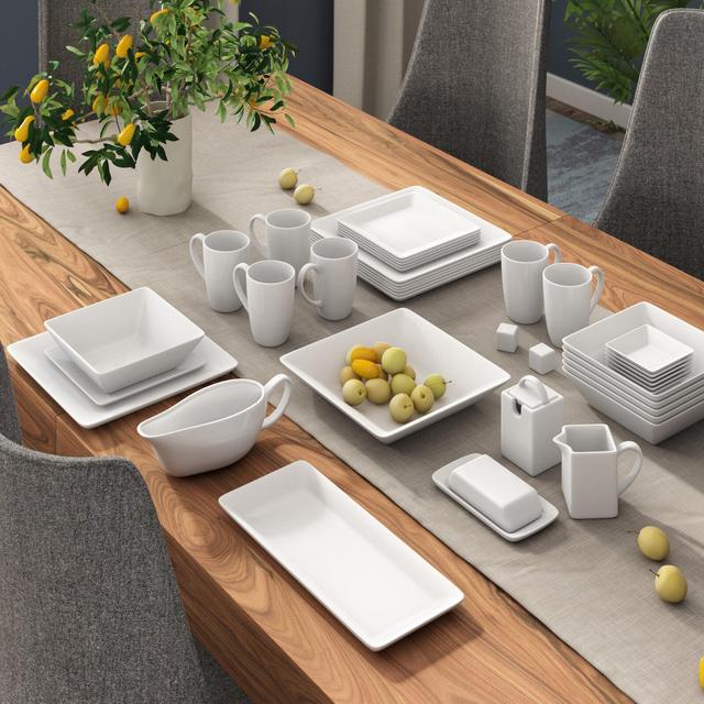 Ilse 40 Piece Dinnerware Set, Service for 6