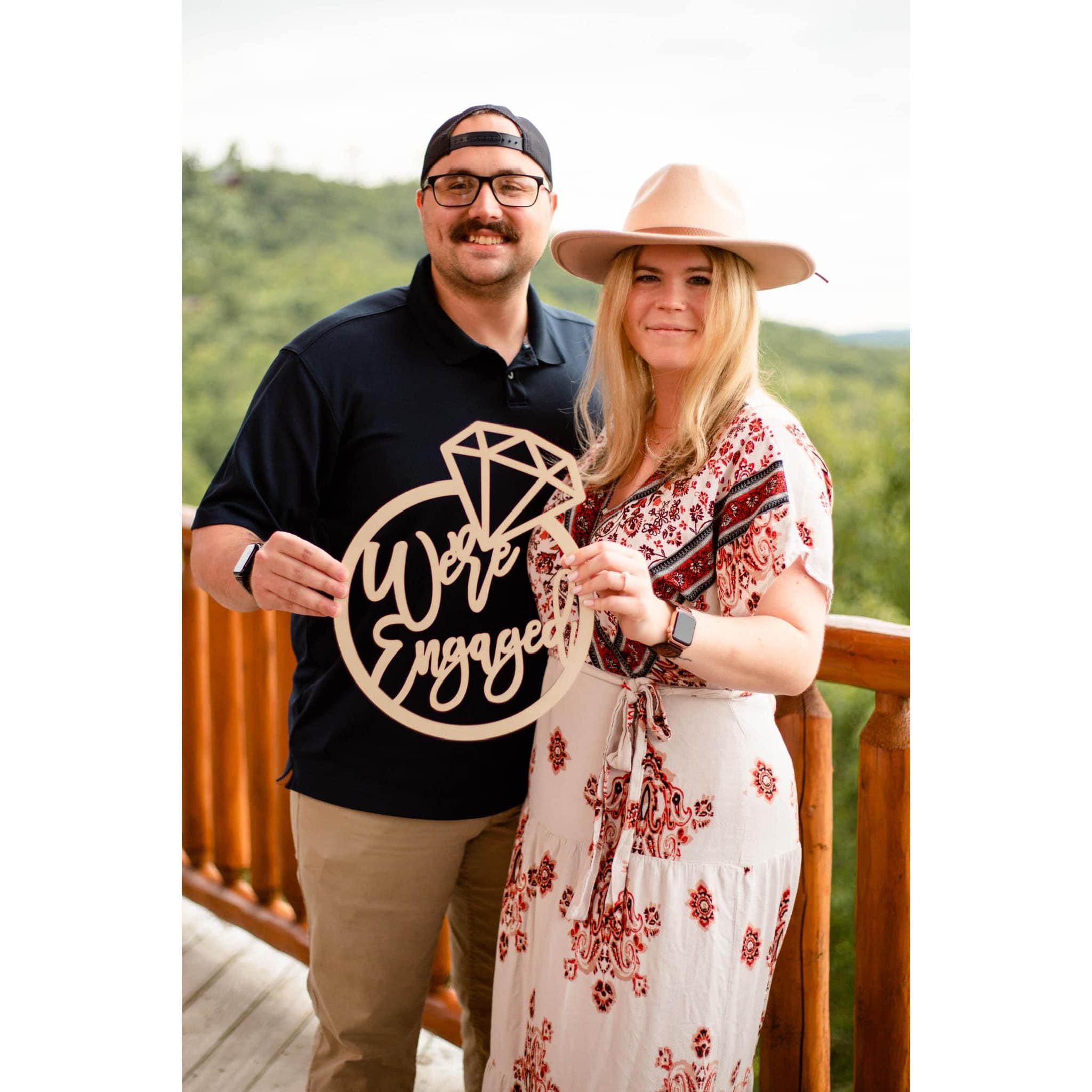 In case you couldn't tell, we got engaged!