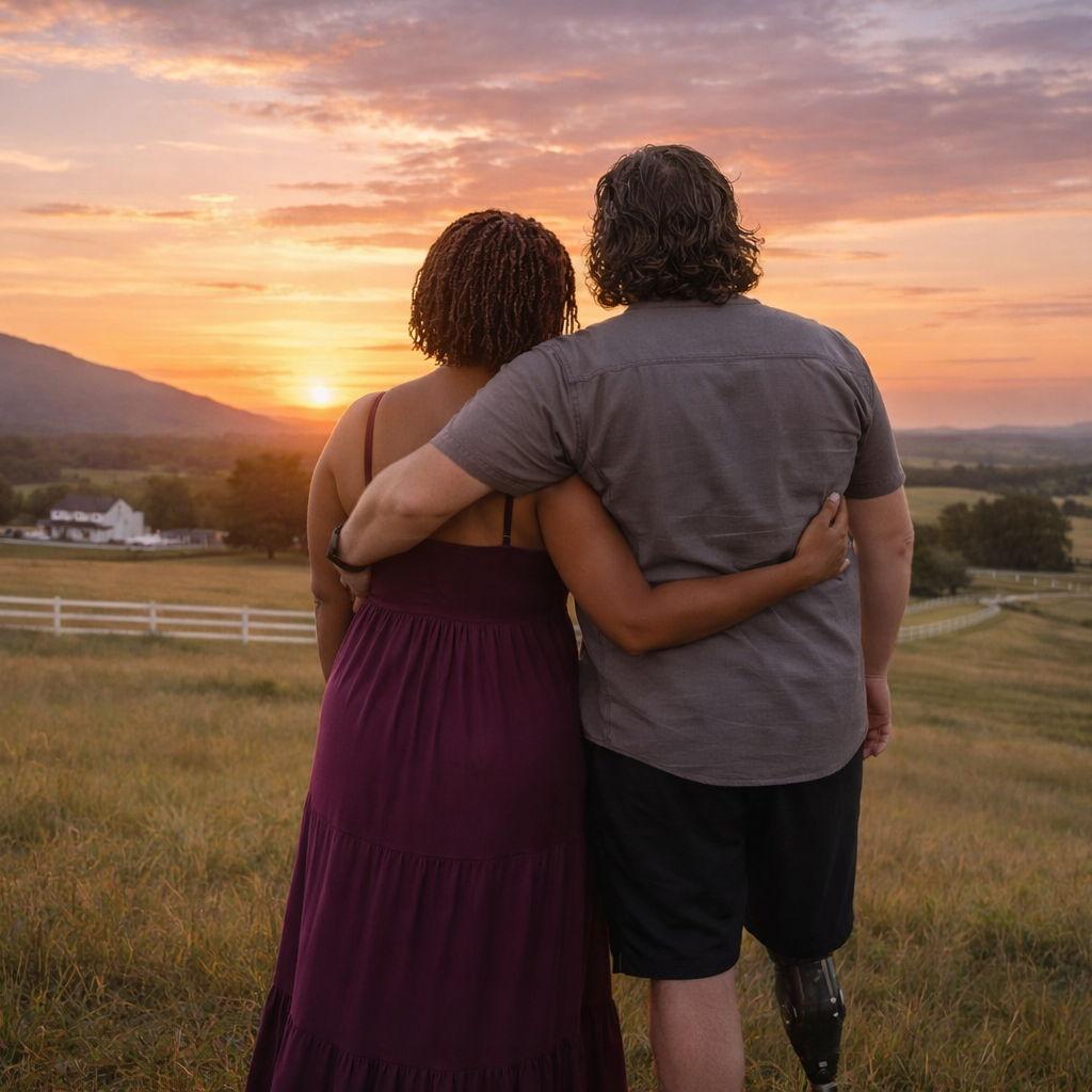 Looking forward to our lives as husband and wife.