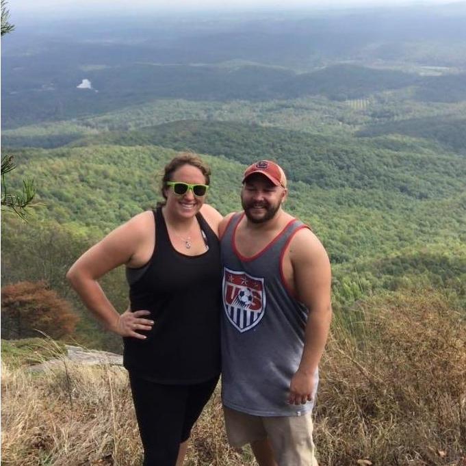 Pinnacle Point....aka the Pumpkintown death march.  We didn't bring enough water, but we did it and it was awesome!