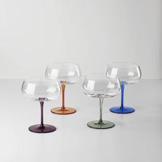 Bottoms Up Cocktail Glass, Set of 4