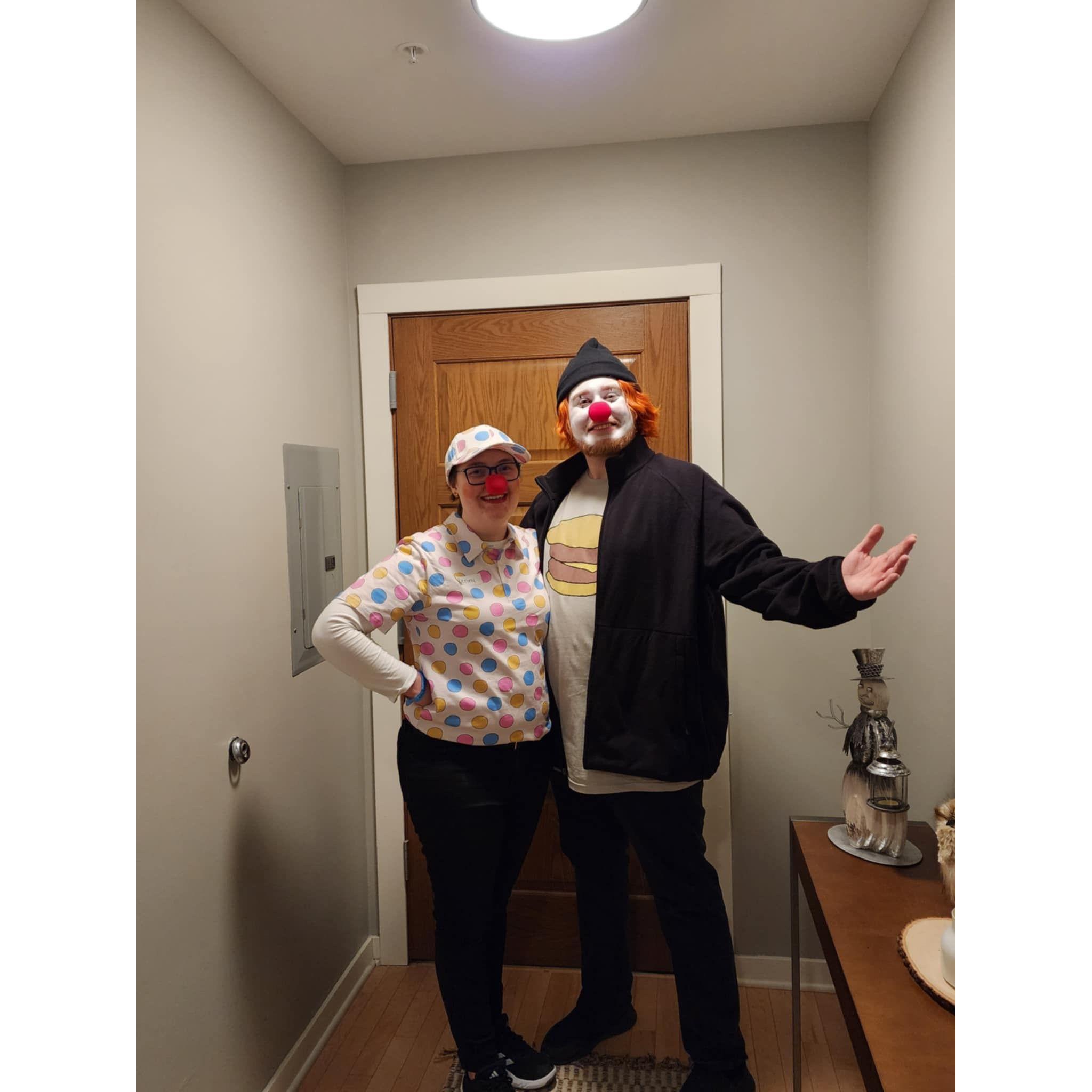 Cosplaying as Big Top Burger characters