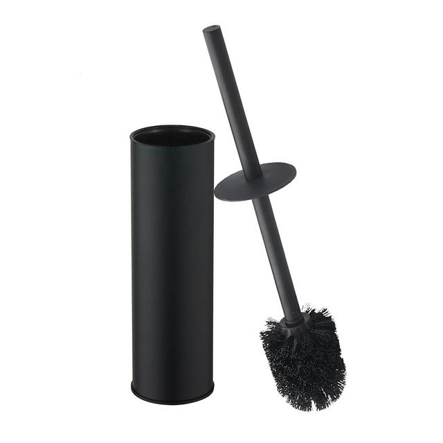 KLDKLD Toilet Brush and Holder Set Premium Material Toilet Bowl Cleaner Free Standing Toilet Bowl Brush and Holder