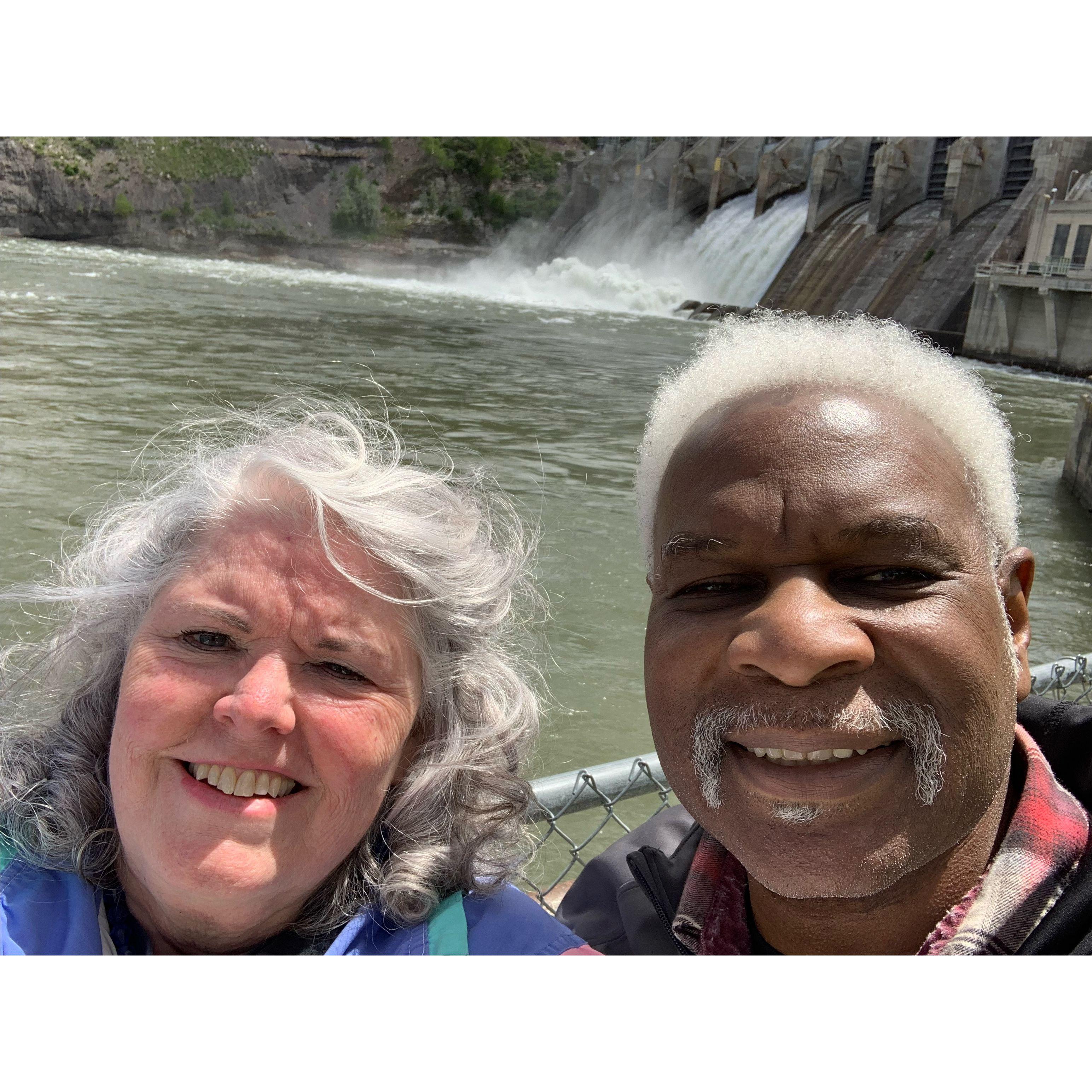 At Morony Dam near Great Falls, Montana