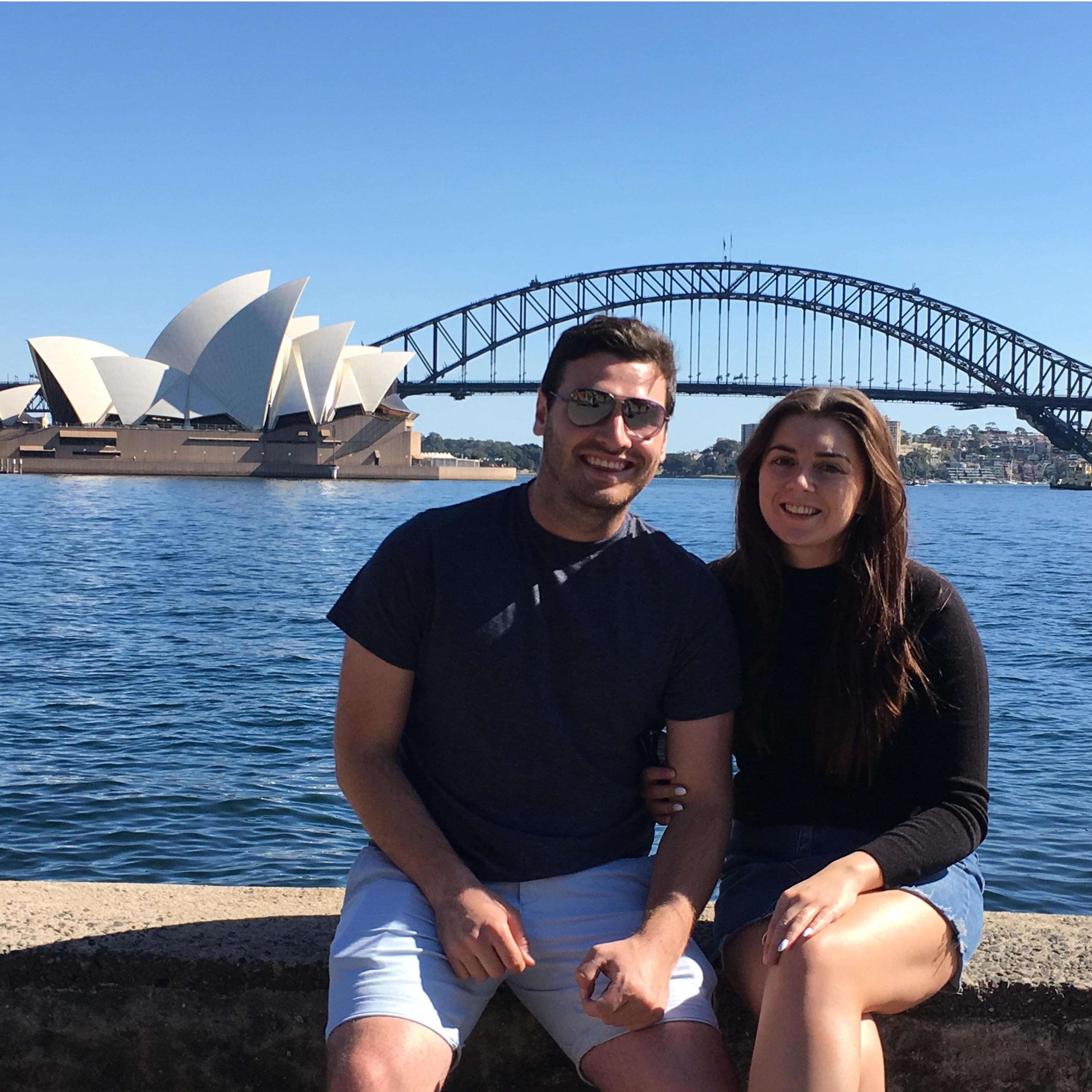 First day in Sydney Australia. Just before we crashed in our hostel with extreme jet lag