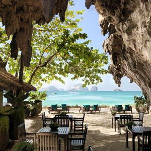 Dinner at the Grotto, Krabi Thailand