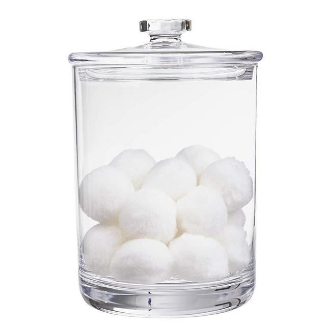 STORi 60-Ounce Premium Quality Clear Plastic Apothecary Jar