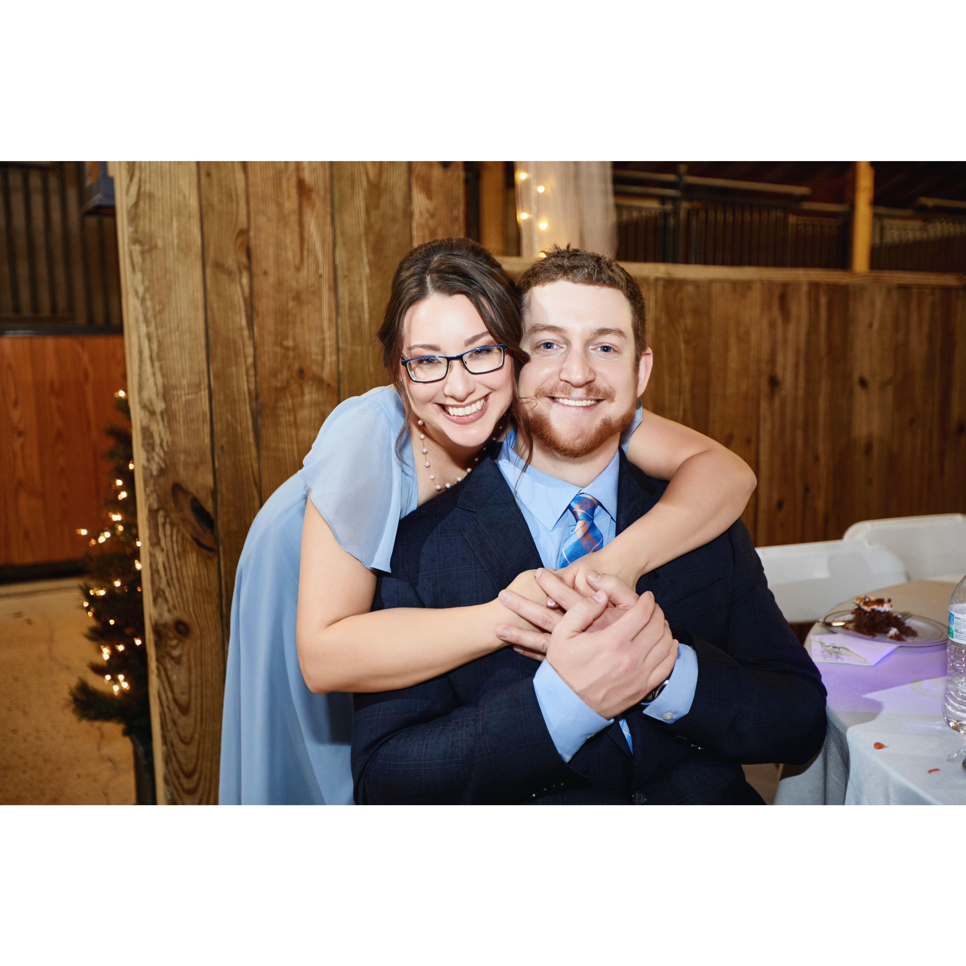 Wedding dates at Jessica and Collin's wedding