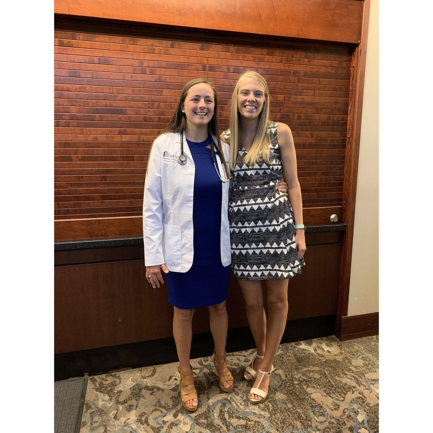 Sophie's white coat ceremony and the start of our long journeys in medicine!