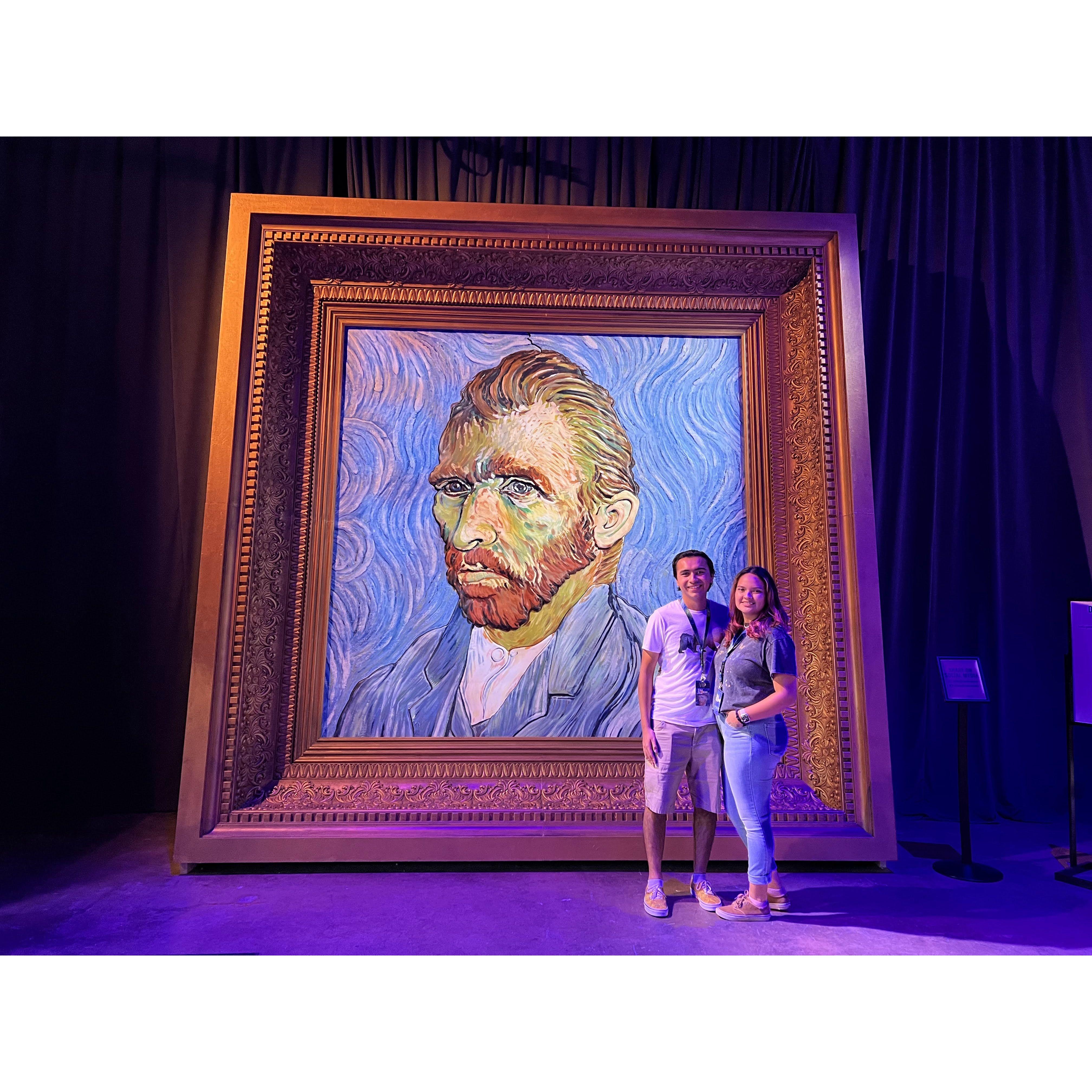 Sam bought us tickets to the immersive Van Gogh experience because she knew I loved him so much