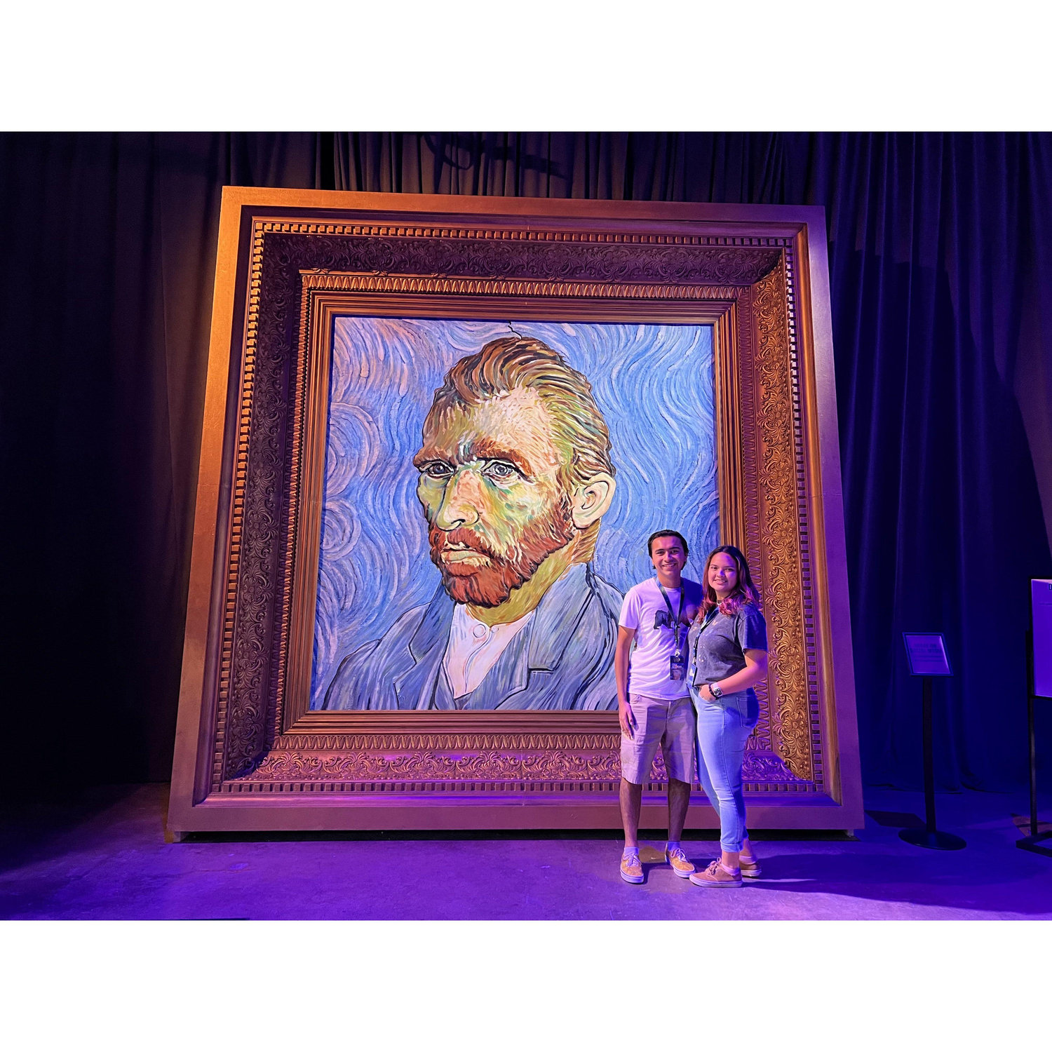 Sam bought us tickets to the immersive Van Gogh experience because she knew I loved him so much