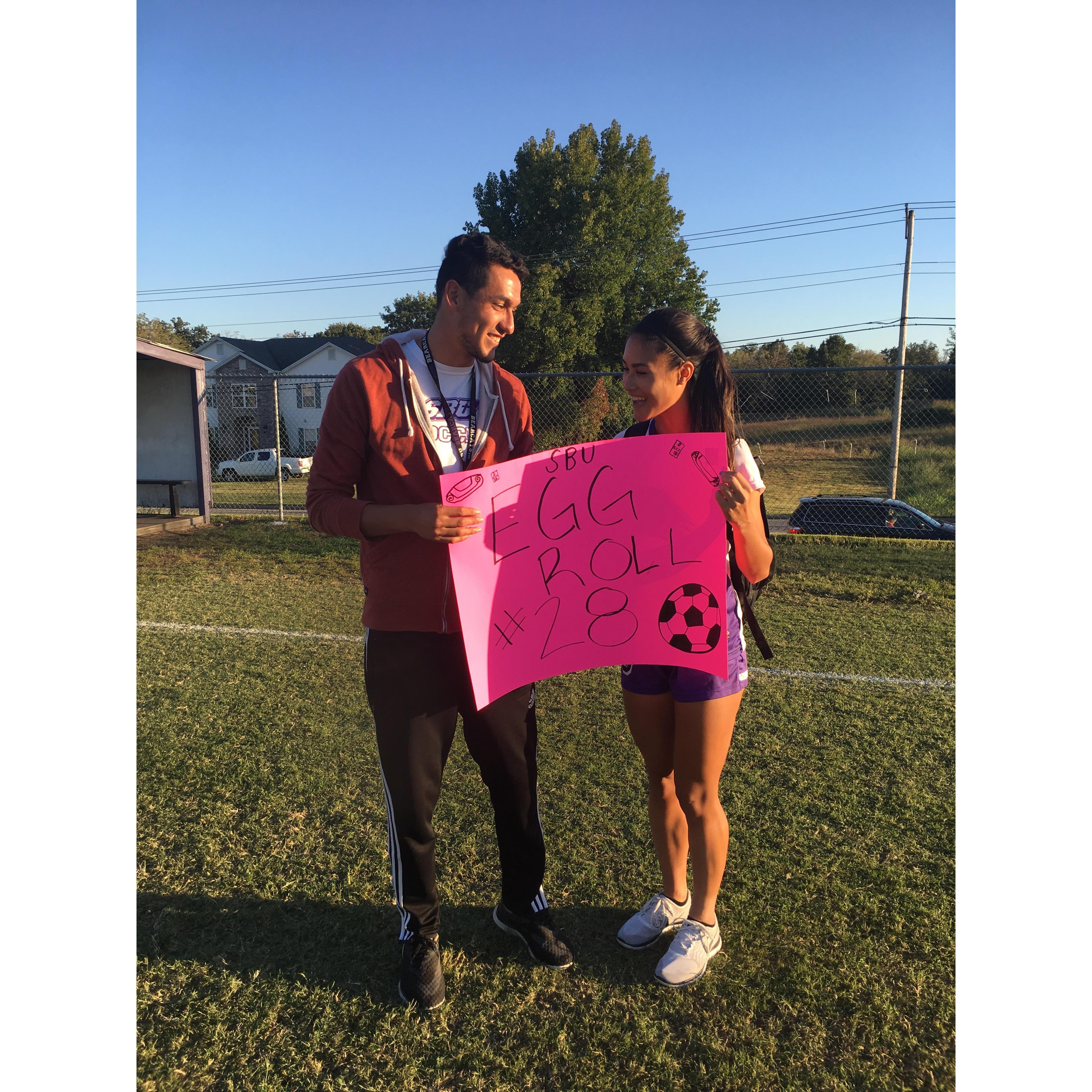 Richard and Bri always supported each other 9.29.2016