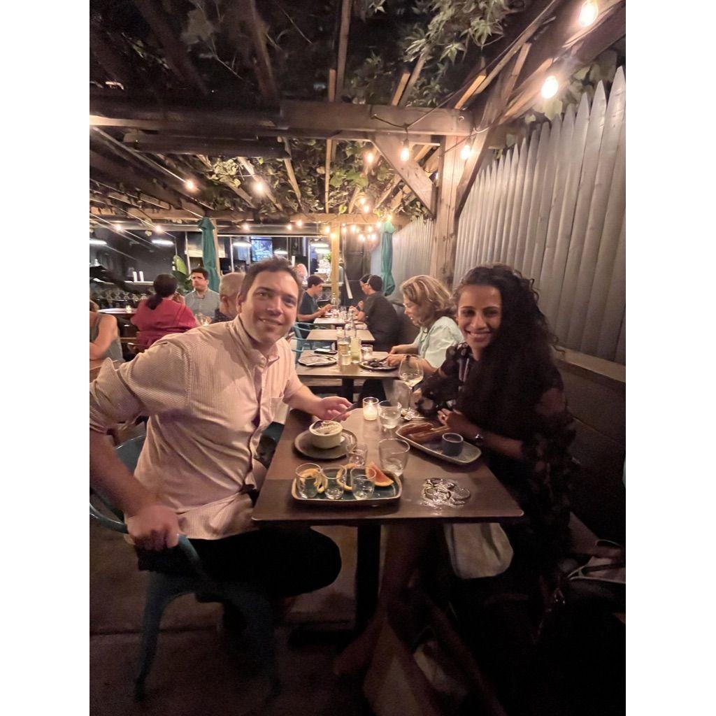 When Tanvi surprised James with a delicious Mexican meal for his birthday 🌮