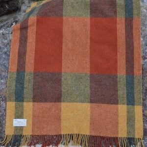 Donegal Tweed Mediterranean Fringed Throw - Bracken