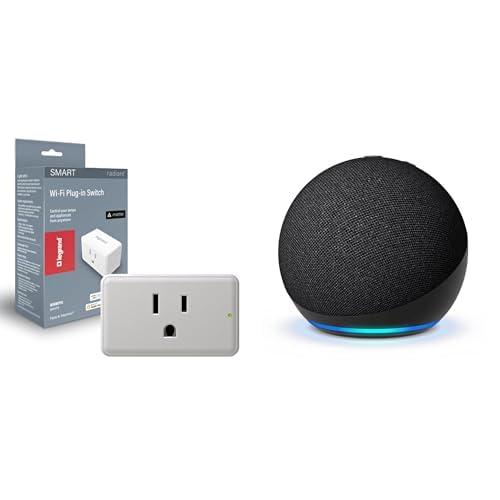 Echo Dot (Newest Model) with Legrand Radiant Smart Plug