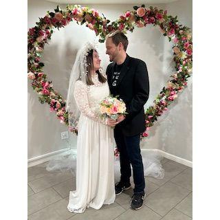 One thing most people don't know is that the bride and groom got married in Las Vegas in February of 2023.