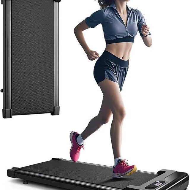 𝐖𝐚𝐥𝐤𝐢𝐧𝐠 𝐏𝐚𝐝 𝐓𝐫𝐞𝐚𝐝𝐦𝐢𝐥𝐥 𝐟𝐨𝐫 𝐇𝐨𝐦𝐞 - Under Desk Treadmills Portable Mini Walking Pads Compact Walk Pad for Small Spaces Office Indoor Apartment Floor Flat Running Machine