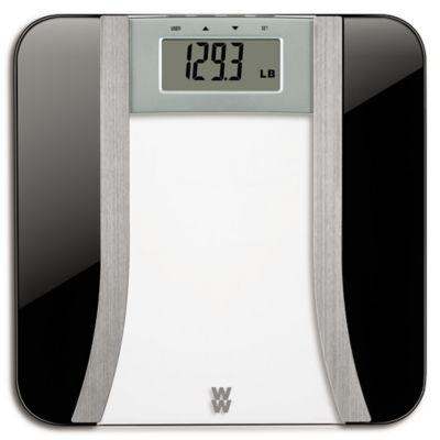 Weight Watchers by Conair Glass & Satin Nickel Body Analysis Scale