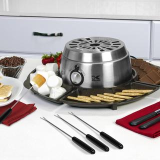 2-in-1 S'mores Maker with Chocolate Fondue Feature