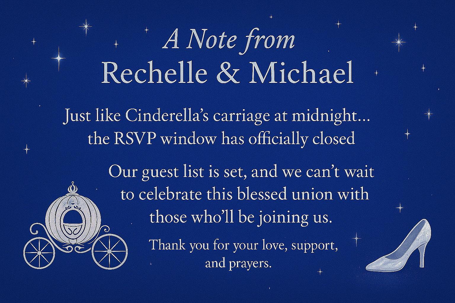 The Wedding Website of Michael Collins and Rechelle Robinson