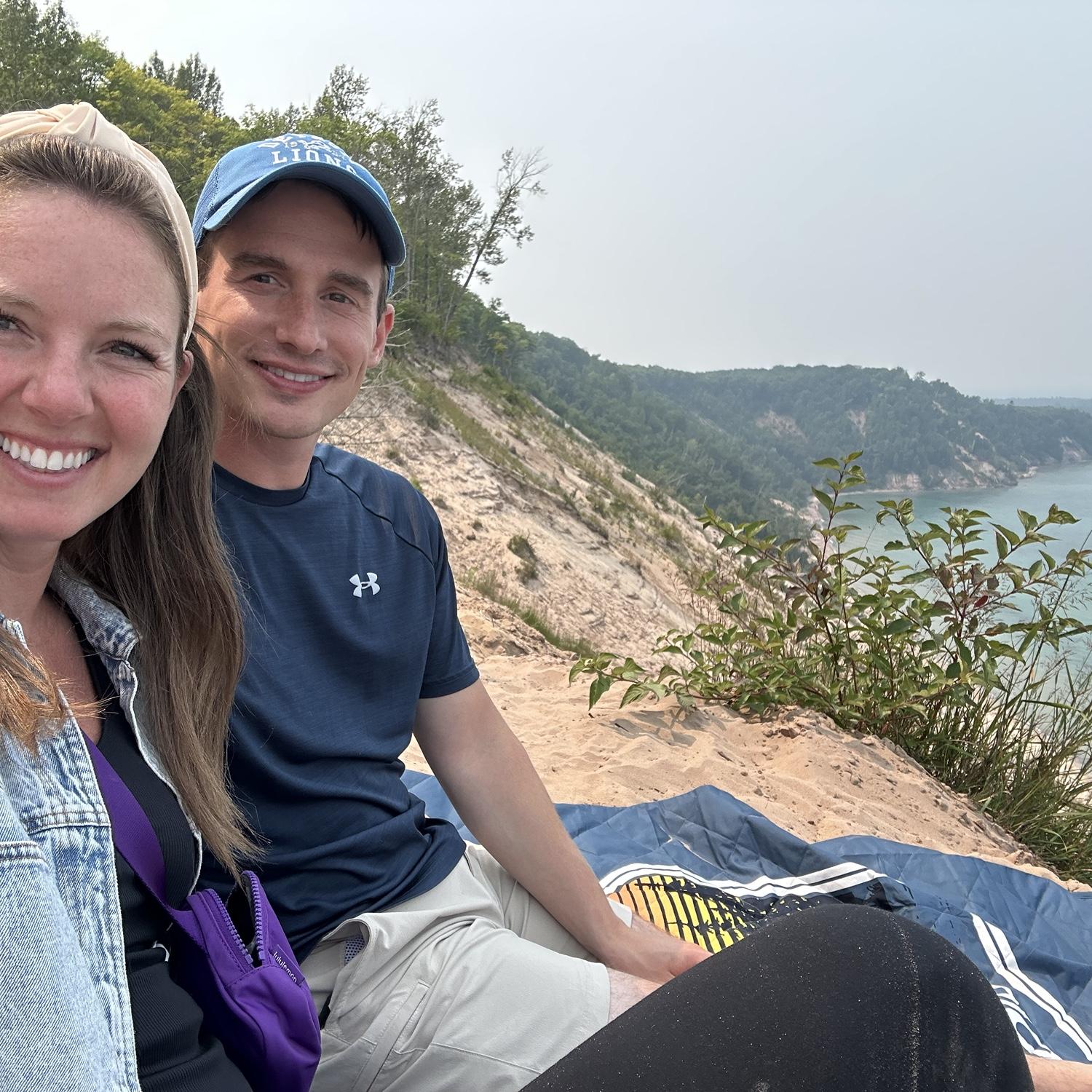 Enjoying some UP scenery while rustic camping this past summer.