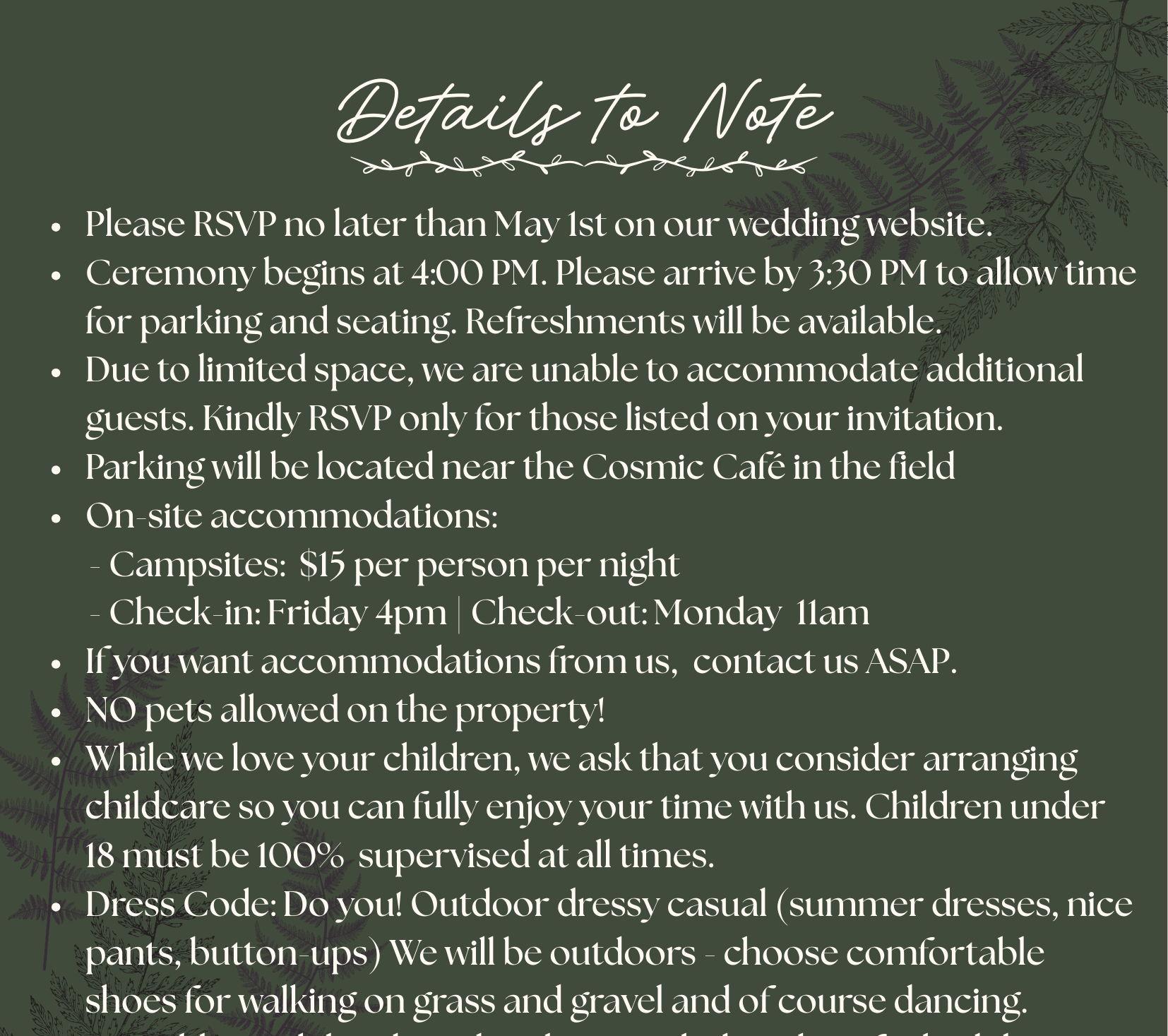 The Wedding Website of Savannah Hyde-Moore and Josh Cox