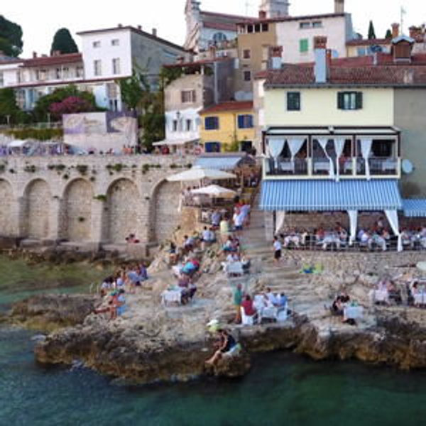 Dinner For Two in Rovinj, Croatia