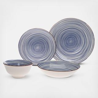 Seagate 16-Piece Dinnerware Set, Service for 4