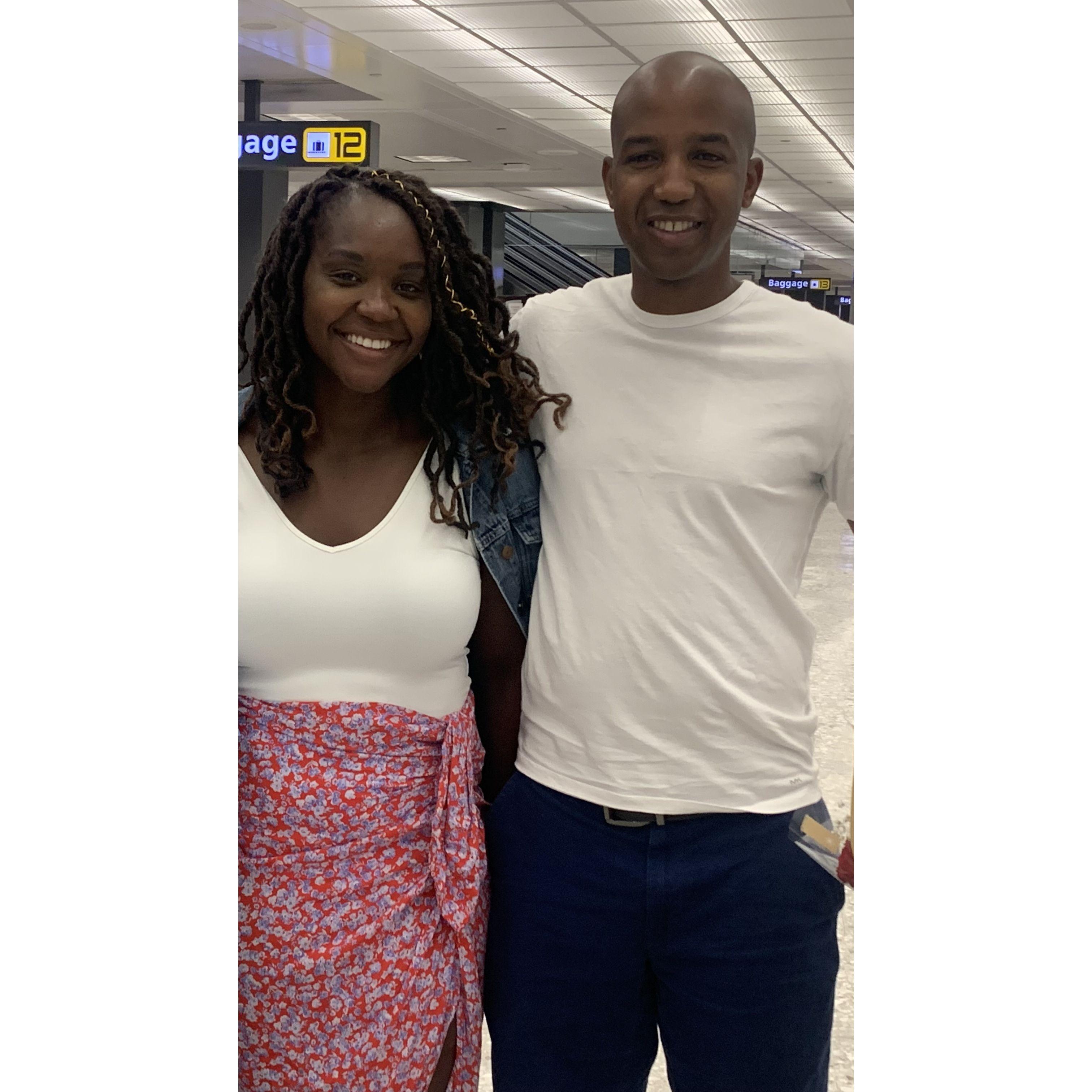 Reunited after Ayee spent 1 year in Bahrain in August 2021